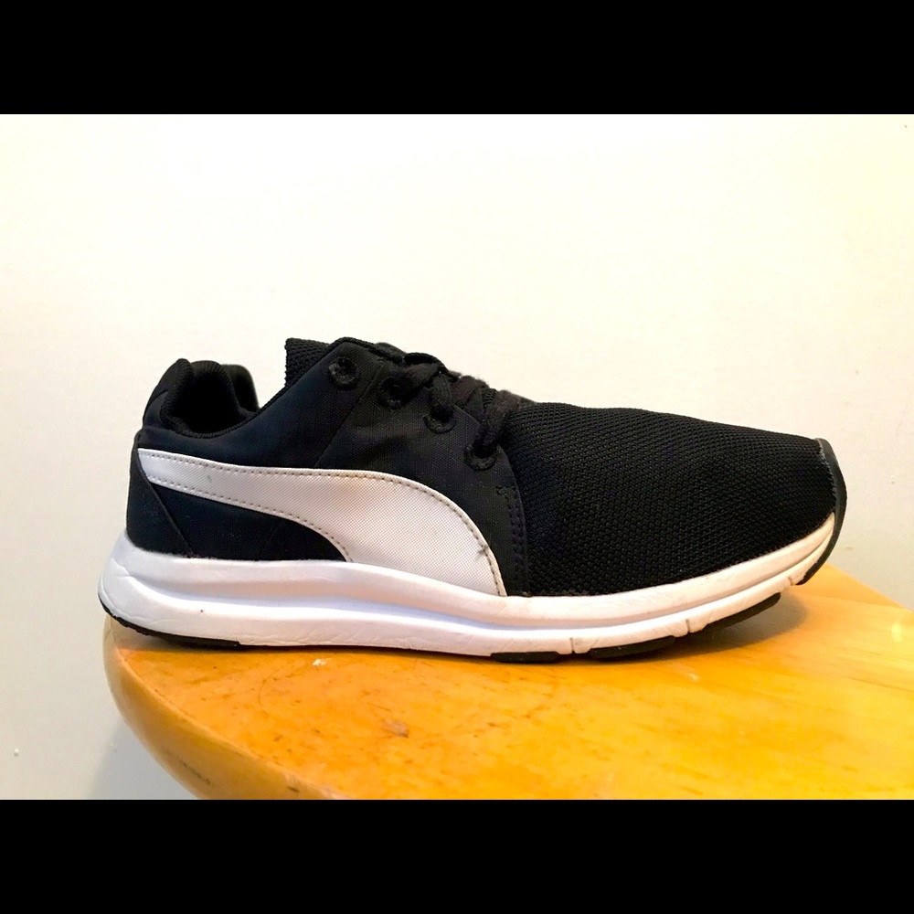 Black and white Puma sneakers size 8.5